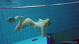 Petite Teen Milana Voda Enjoys Free Naked Swimming In The Pool