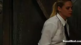 no escape for teen 18+ in brutal bondage punishment session