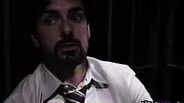 Strangers engage in taboo fucking and blowjob in prison cell with blonde teen 18+