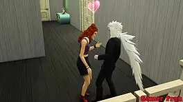 old pervert fucks party guest anally again