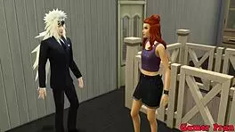 old pervert fucks party guest anally again