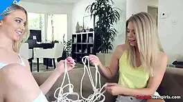 Choker Babes Bound and Punished in Wild BDSM Threesome