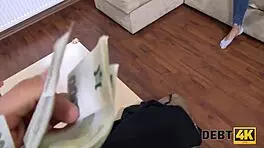 Young 18+ Businesswoman Eveline Dellai Gets Roughly Fucked By Debt Collector In Pov Reality Scene