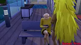 Hinata meets sakura and invites her for drinks at the table