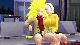 Hinata meets sakura and invites her for drinks at the table