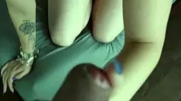 Gothic step sister naiomi mae rides brother