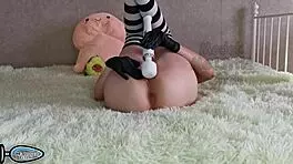 Petite College Student Masturbates With Vibrator To Orgasm!