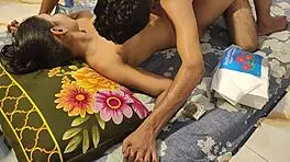 Intriguing threesome with desi amateurs in wild action