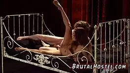 Stepmother's first slave bondage with poor little jade