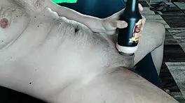 Tight Pussy Grip Causes Intense Cumshot from Monster Cock in Close-Up View