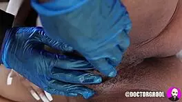 huge clit exam makes teen 18+ girls cum hard by fake doctor