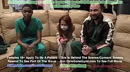 Hey, watch Ebony soccer star Jewel ace her sports physical with Doctor Tampa!