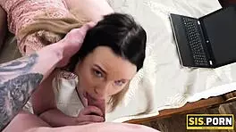 porn colleen gets banged by her stepbrother who's super excited 😏