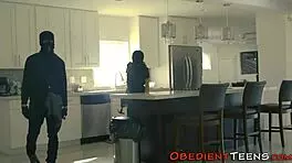 Hey, check out this bound teen getting pounded hard