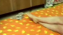 sabrina makes a porn movie with a stranger but at the same time masturbates