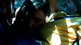 Wow! Lalla Potira Gives Wild Blowjob After Ride in Street!