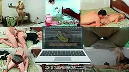 Shy 18 Year Old Stepdaughter's First Video With Father-In-Law