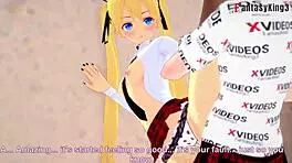 i'm on a date with marie rose in pov, her big ass and petite body make me so excited in this hentai game version