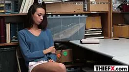 Burglar Teen 18+ Sucks Big Cock In Garage