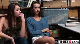 Burglar Teen 18+ Sucks Big Cock In Garage