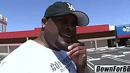 bella moretti and hydie waters, those skinny ebony girls, dive into muff diving and doggystyle with big black cocks, licking and bending over for monster action