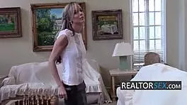 realtor bangs me hard on camera