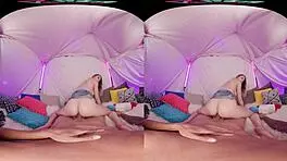 Kyler Quinn Sneaks Anal Sex with Petite Blonde in Cowgirl Creampie