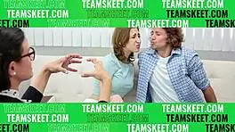 Kharlie Stone twerks on stepbro's cock, making it hard