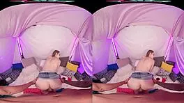 Kyler Quinn Sneaks Anal Sex with Petite Blonde in Cowgirl Creampie