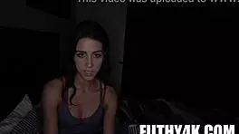 kylie rocket takes peter green's blowjob in pov hardcore with small tits and big ass