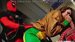 Allie haze sucks big cock in parody!