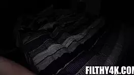 kylie rocket takes peter green's blowjob in pov hardcore with small tits and big ass