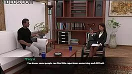 POV of stepmom grinding on big cock