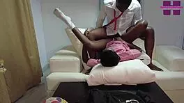 slim college girl loves monster cock action! 😍