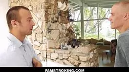 Petite Stepsister's Threesome with Brother and Boyfriend