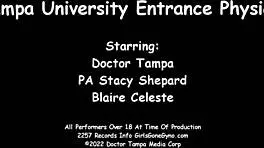 Blaire celeste endures humiliating gyno exam at university