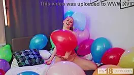 Compilation of Mila's solo videos showcasing her busty curves