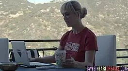 i'm petite young dyke queening busty blonde milf