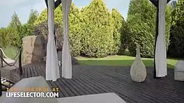 Cherry Kiss in reality POV anal scene with blowjobs