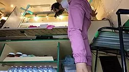 Skinny Alice Dresses Up for First Upskirt Flashing at Work