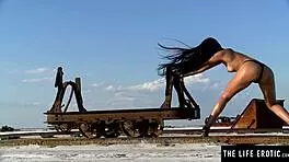 Watch Her Ass Grip Butt Plug While Fingering Pussy