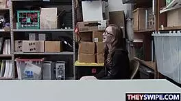 Cute cutie gracie may green gets fucked at the office by a big cock burglar.