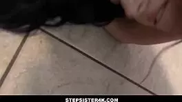 Stepsister Becky Sins Enjoys Family Kitchen Pov Moments With Stepbrother