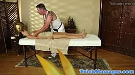 Hey, watch this teen 18+ get throatfucked by her masseur 😏