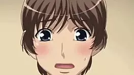 Hey, wanna see this delicate anime babe giving a wild titjob with cumshot?