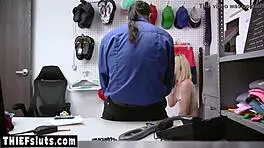 i'm skinny blonde teen thief fuckin cop to avoid jail time