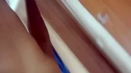 Behind the scenes interracial action with bbw blonde