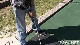 I love watching this teen give a nasty blowjob in pov