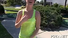 I love watching this teen give a nasty blowjob in pov