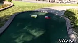 I love watching this teen give a nasty blowjob in pov